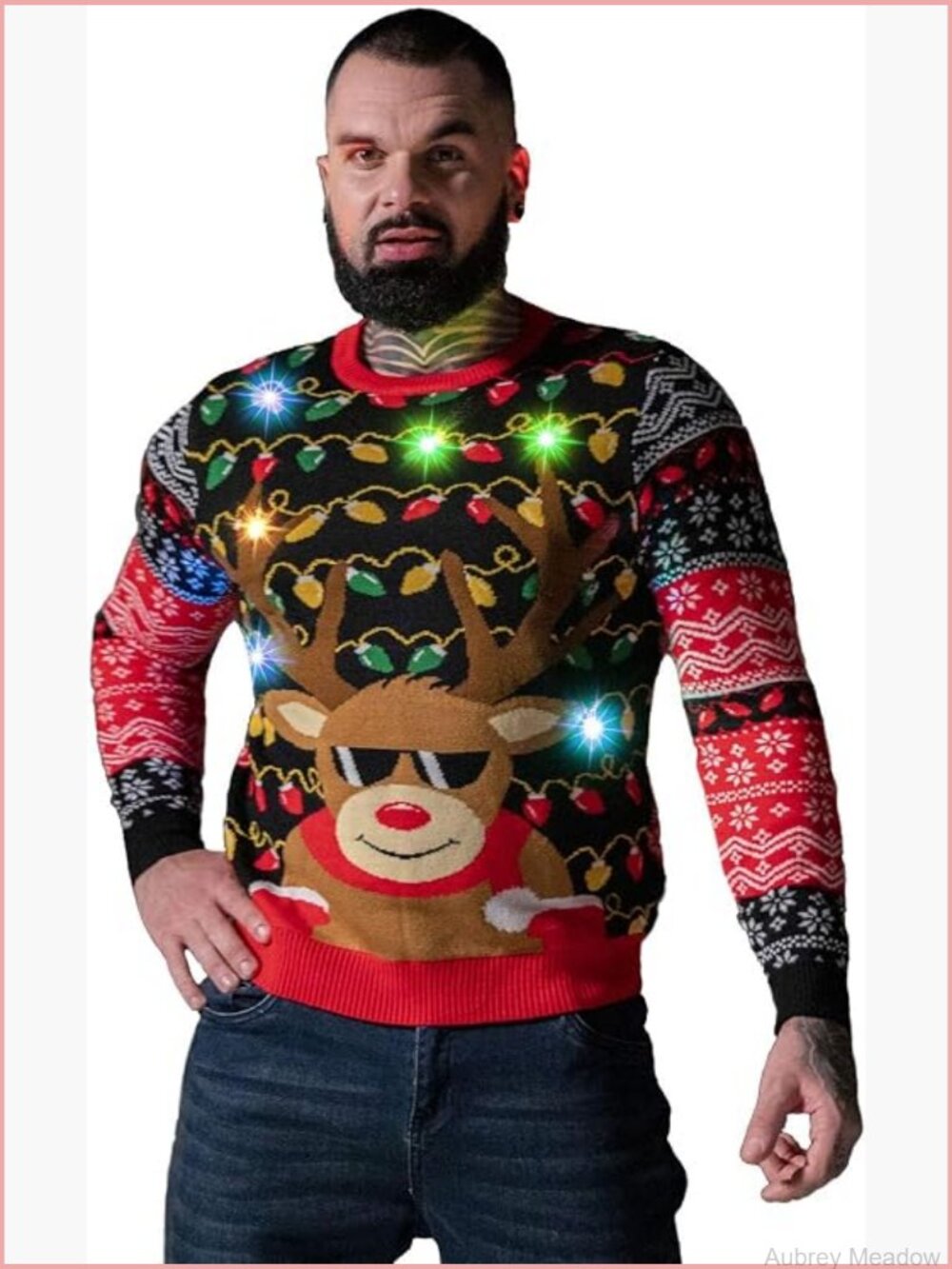Ugly Christmas Sweater Cardigan Pullover Funny Xmas Party Festive Unisex Novelty